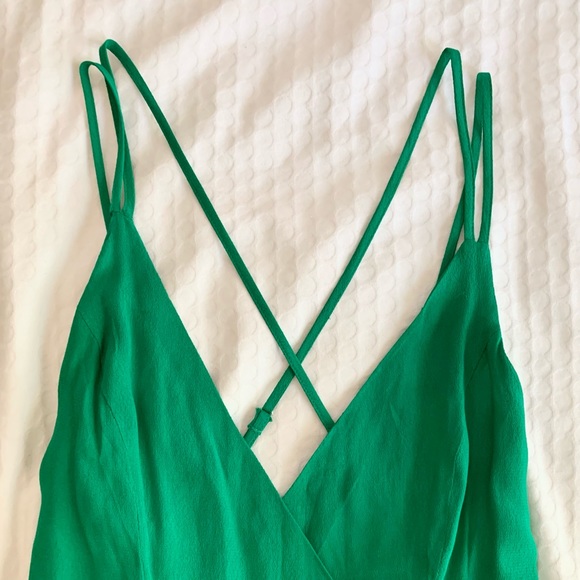 Forever 21 green mini dress - Picture 3 of 7